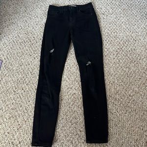 RSQ black super high rise girls jeans
